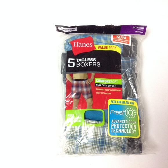 hanes 5 tagless boxers